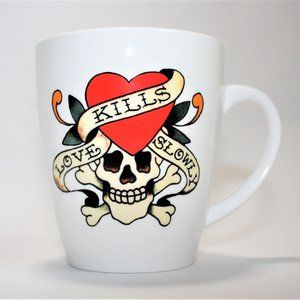 ED HARDY Love Kills Slowly Graphic Coffee Mug